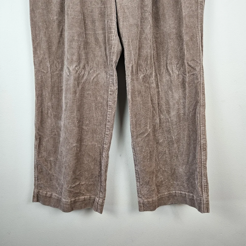 Women's Tan Corduroy Pants - Picture 2 of 7
